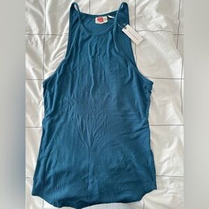 Anthropologie Teal Tank Top